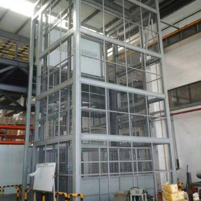 南阳导轨式升降平台货梯